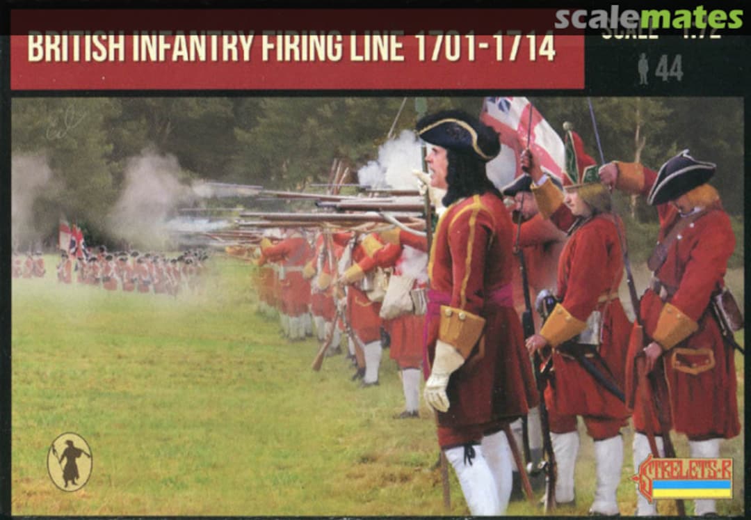 Boxart British Infantry Firing Line 1701-1714 232 Strelets-R Boxart British Infantry Firing Line 1701-1714 232 Strelets-R