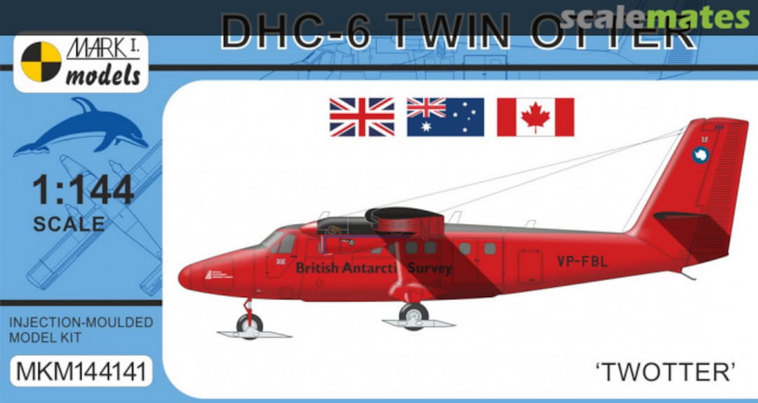 Boxart DHC-6 Twin Otter MKM144141 Mark I Models