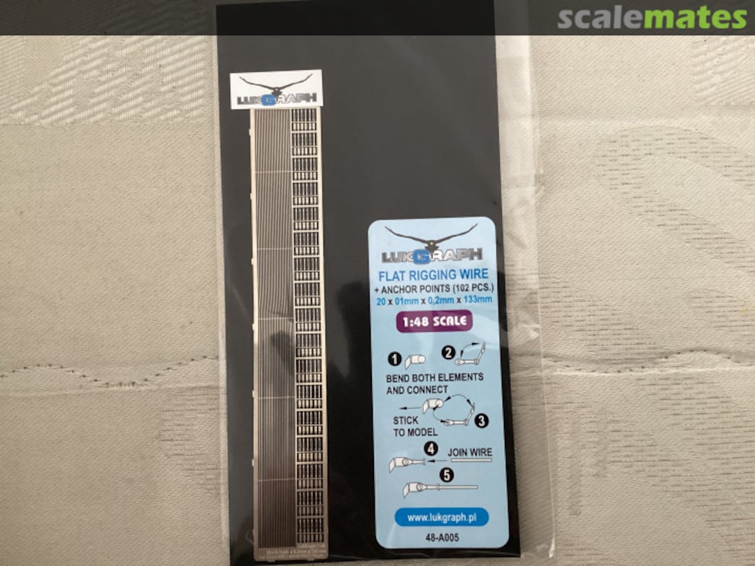 Boxart Flat rigging wire - 0,2 x 0,1 48-A005 Lukgraph Boxart Flat rigging wire - 0,2 x 0,1 48-A005 Lukgraph