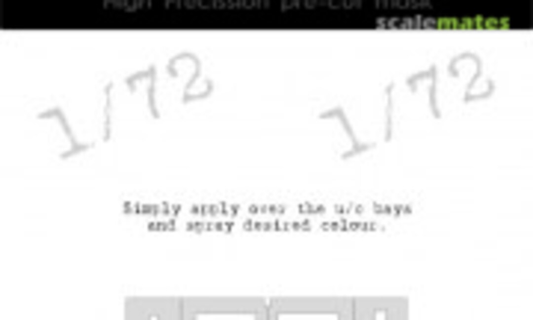 1:72 Lockheed S-3A Viking - Undercarriage Bays Masks (DEAD Design Models UC72051) UC72051