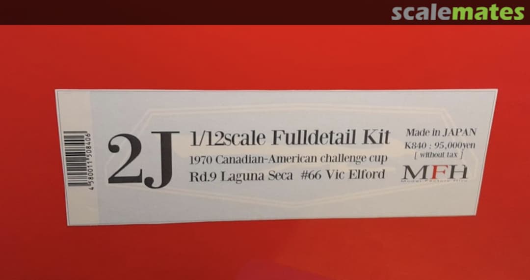 Boxart Chaparral 2J K-840 Model Factory Hiro Boxart Chaparral 2J K-840 Model Factory Hiro