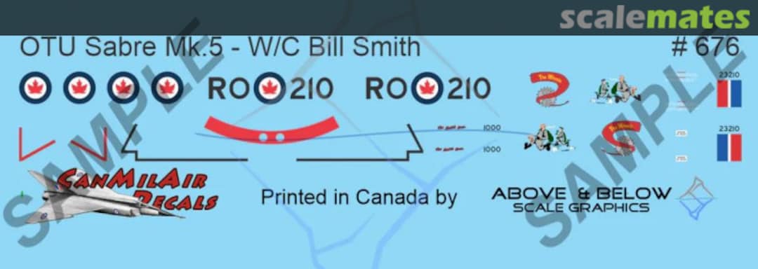 Boxart Canadair Sabre Mk.5 676 Above & Below Graphics Boxart Canadair Sabre Mk.5 676 Above & Below Graphics