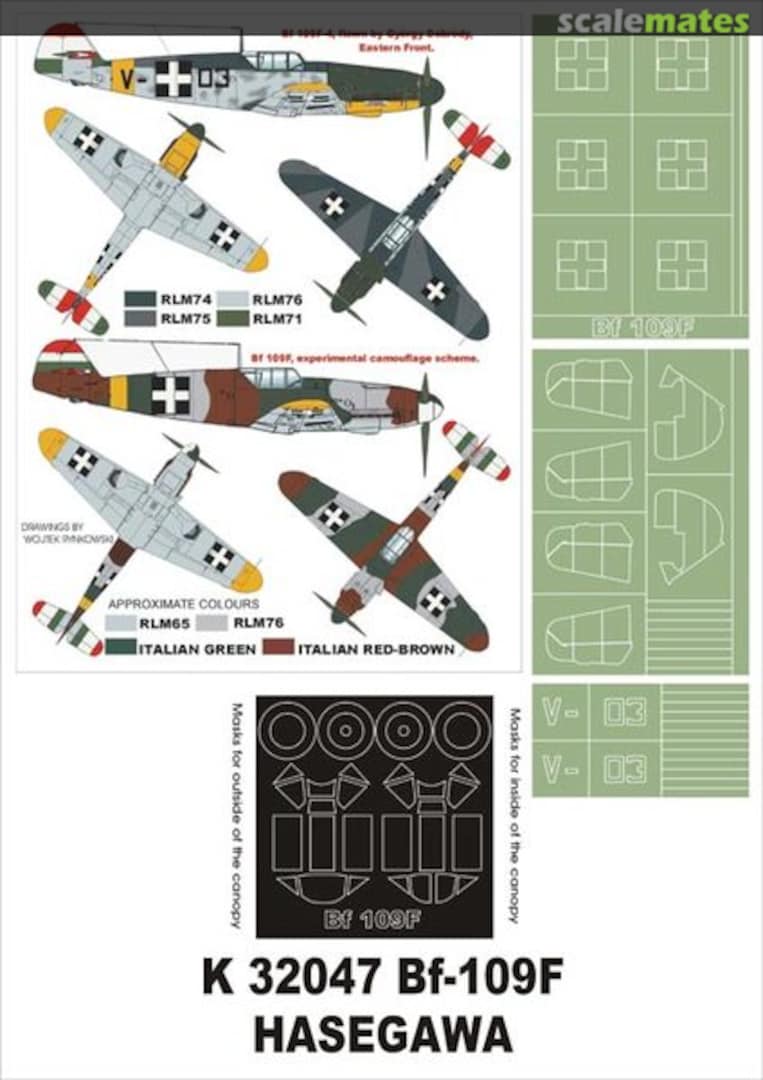 Boxart Bf 109F (Hungarian) K32047 Montex Boxart Bf 109F (Hungarian) K32047 Montex