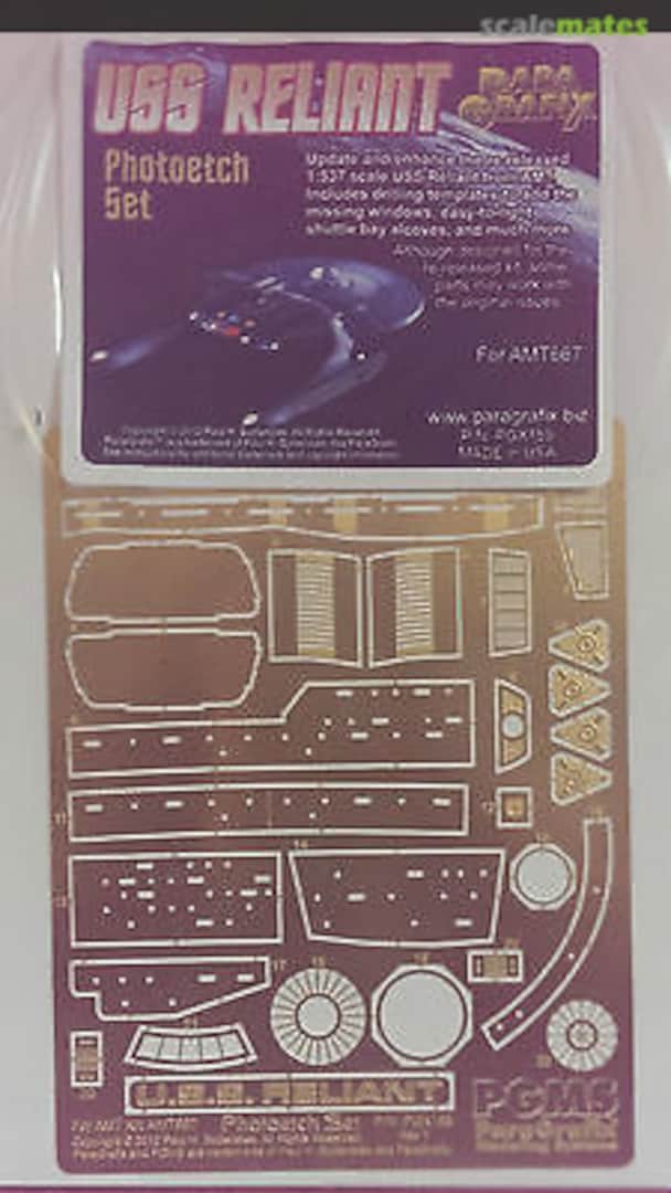 Boxart USS Reliant PGX159 ParaGrafix Modeling Systems Boxart USS Reliant PGX159 ParaGrafix Modeling Systems