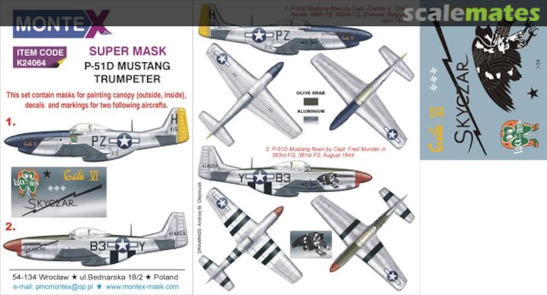 Boxart P-51D Mustang K24064 Montex Boxart P-51D Mustang K24064 Montex