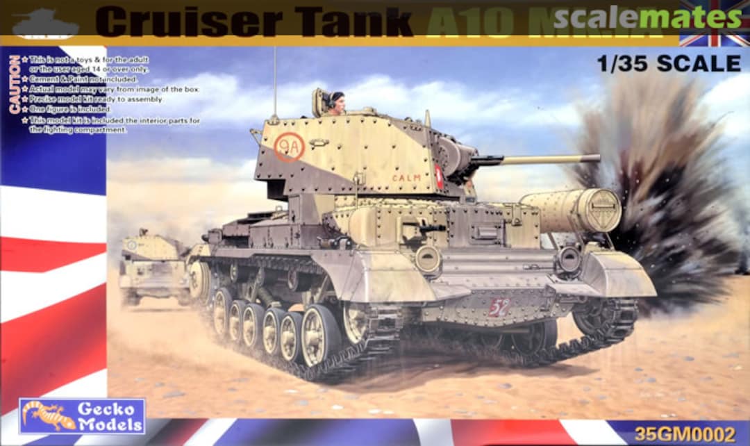 Boxart Cruiser Tank A10 Mk.IA 35GM0002 Gecko Models Boxart Cruiser Tank A10 Mk.IA 35GM0002 Gecko Models