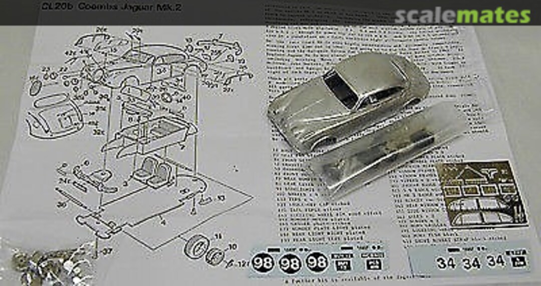 Boxart Jaguar Mk.2 CL20B Scale Model Technical Service Boxart Jaguar Mk.2 CL20B Scale Model Technical Service