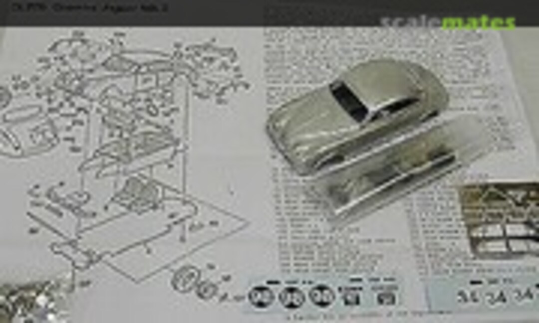 1:43 Jaguar Mk.2 (Scale Model Technical Service CL20B) CL20B