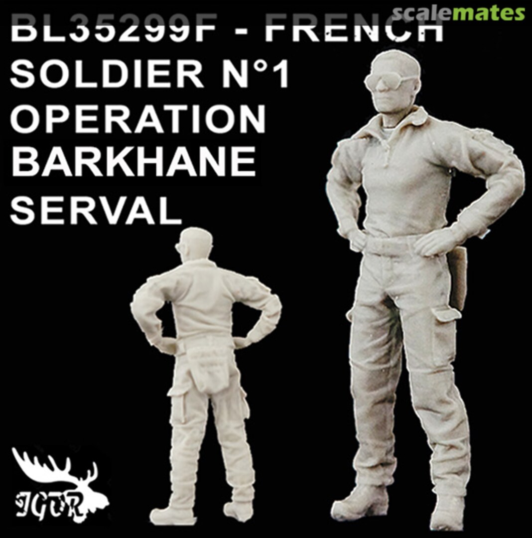 Boxart FRENCH SOLDIER N°1 OPERATION BARKHANE / SERVAL BL35299F Blast Models Boxart FRENCH SOLDIER N°1 OPERATION BARKHANE / SERVAL BL35299F Blast Models
