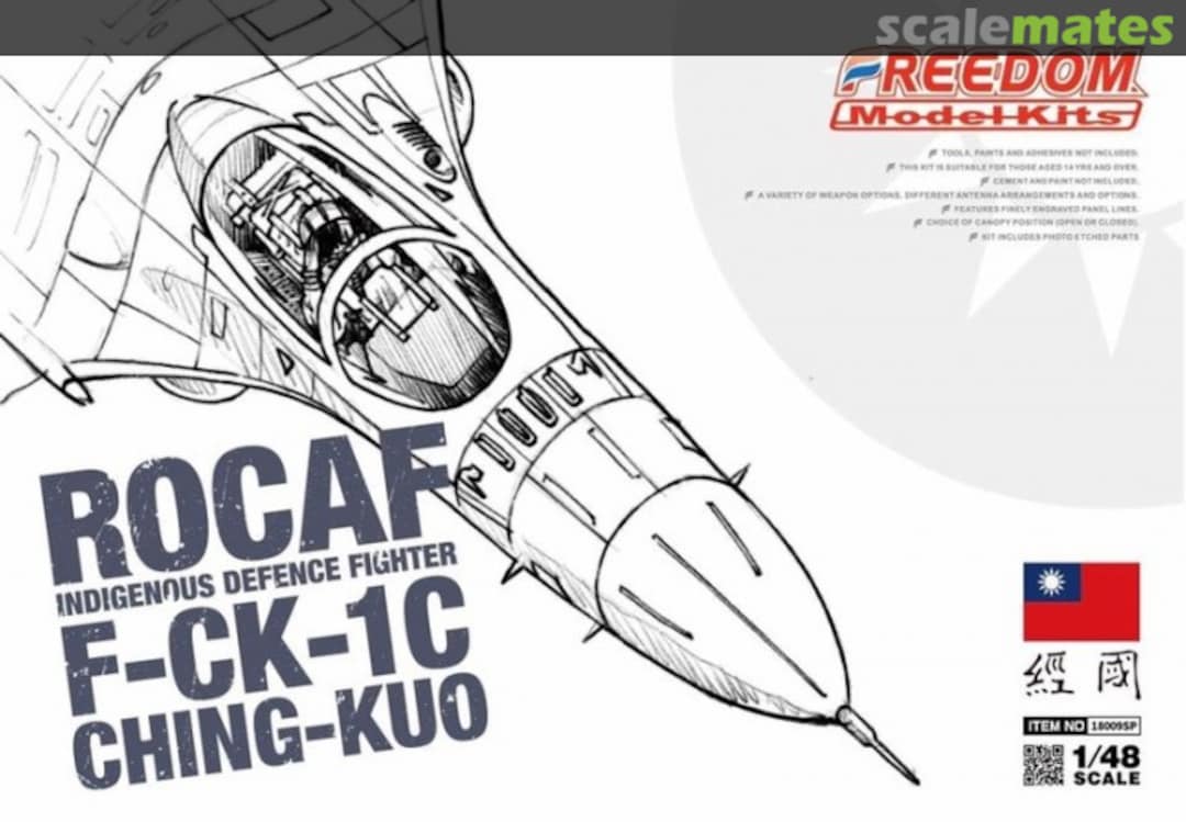 Boxart ROCAF F-CK-1C "Ching-kuo" 18012 Freedom Model Kits