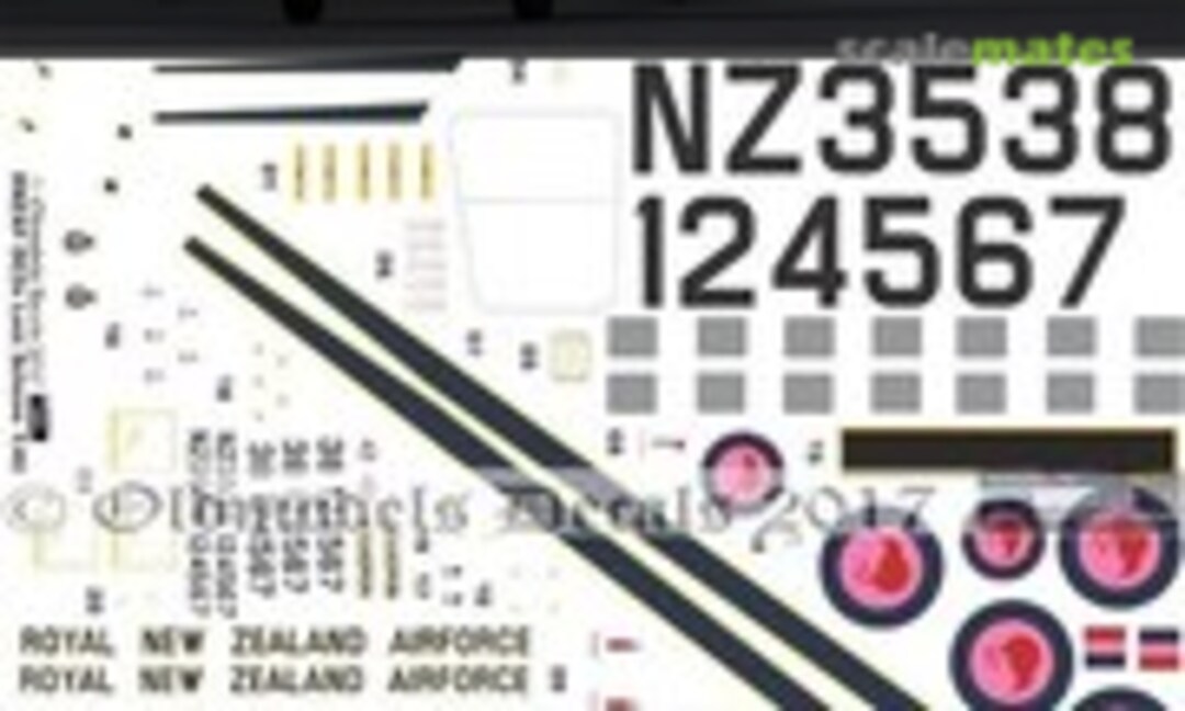 1:48 RNZAF DC-3 1970s (Oldmodels Decals OMD0289) OMD0289