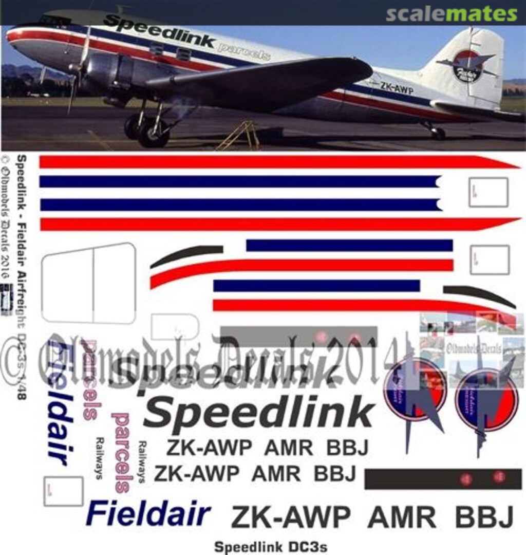 Boxart Speedlink DC-3 OMD0282 Oldmodels Decals Boxart Speedlink DC-3 OMD0282 Oldmodels Decals