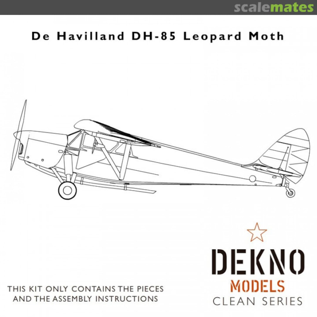 Boxart De Havilland DH-85 Leopard Moth CS.721000 Dekno Models Boxart De Havilland DH-85 Leopard Moth CS.721000 Dekno Models
