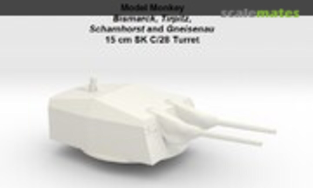 1:50 Bismarck class and Scharnhorst class 15 cm SK C/28 Turret (Model Monkey 50-15cm Turret) 50-15cm Turret