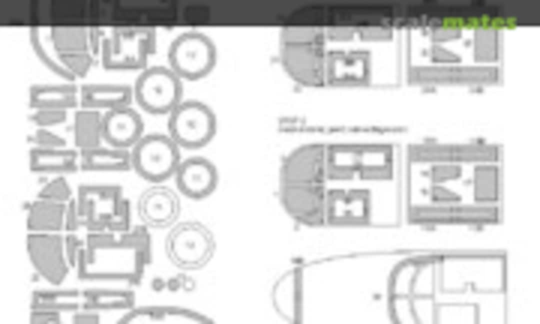 1:48 JD-1D Invader EXPERT kabuki masks (New Ware NWAM0968) NWAM0968