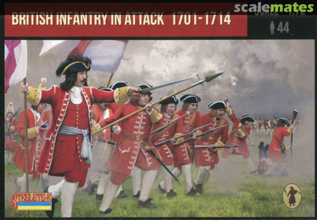 Boxart British Infantry in Attack 1701-1714 231 Strelets-R Boxart British Infantry in Attack 1701-1714 231 Strelets-R