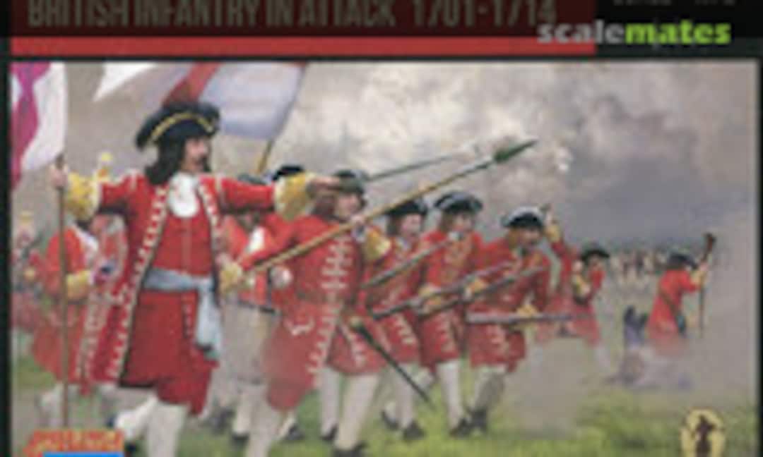 1:72 British Infantry in Attack 1701-1714 (Strelets-R 231) 231