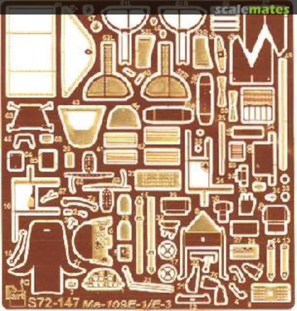 Boxart Bf 109E-1/E-3 S72-147 Part Boxart Bf 109E-1/E-3 S72-147 Part