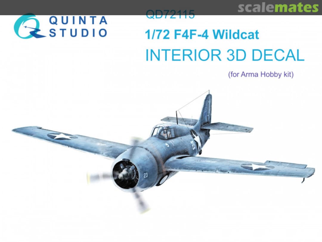 Boxart F4F-4 Wildcat interior 3D decals QD72115 Quinta Studio Boxart F4F-4 Wildcat interior 3D decals QD72115 Quinta Studio