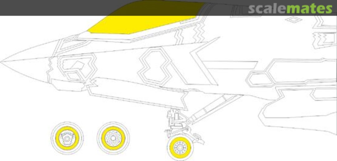 Boxart F-35C masks EX1096 Eduard Boxart F-35C masks EX1096 Eduard