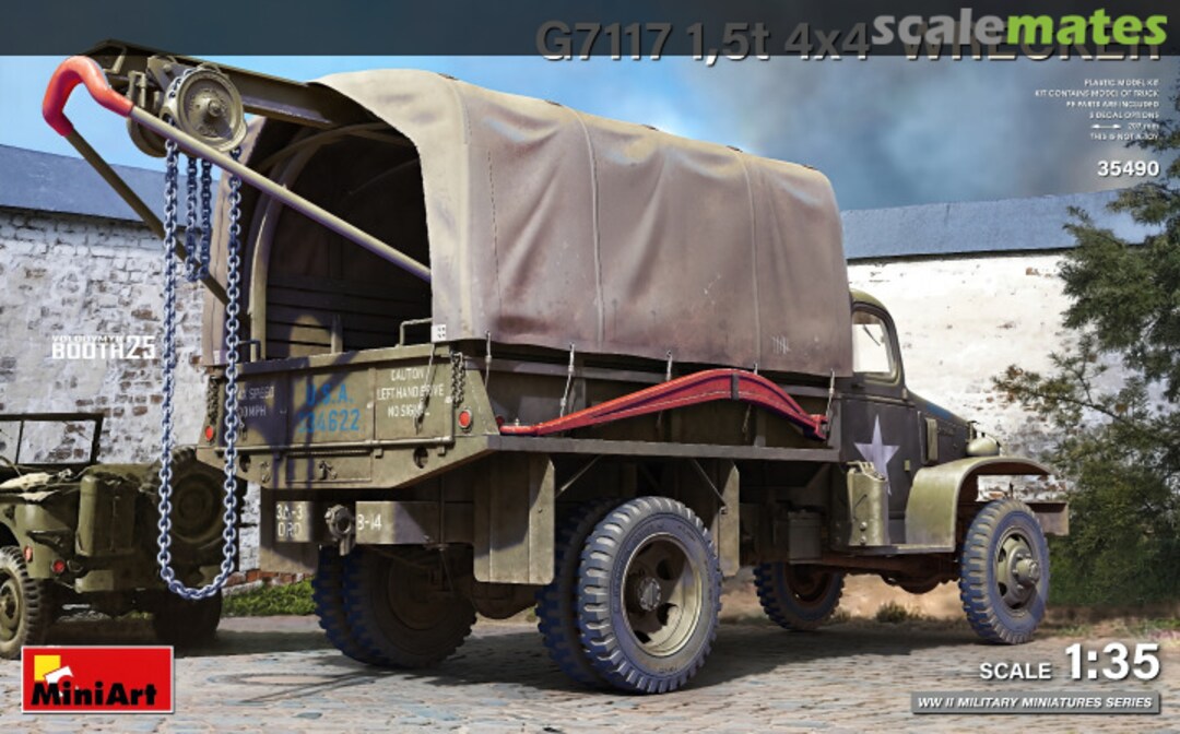 Boxart G7117 1,5t 4x4 Wrecker 35490 MiniArt