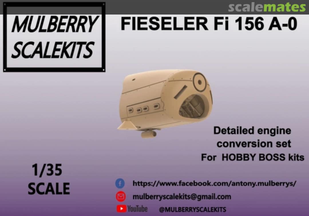 Boxart Fieseler Fi 156 A-0 Mulberry Scalekits Boxart Fieseler Fi 156 A-0 Mulberry Scalekits