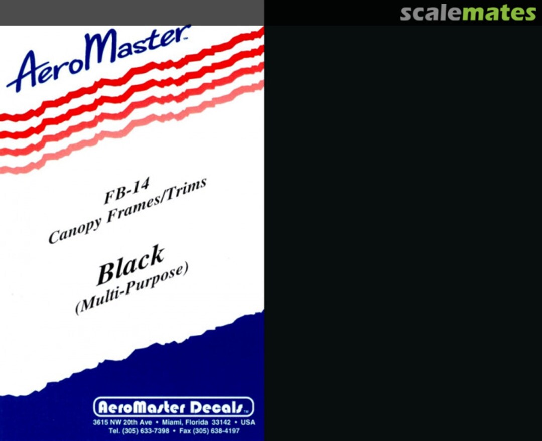 Boxart Black (Multi-Purpose) FB-14 AeroMaster Boxart Black (Multi-Purpose) FB-14 AeroMaster