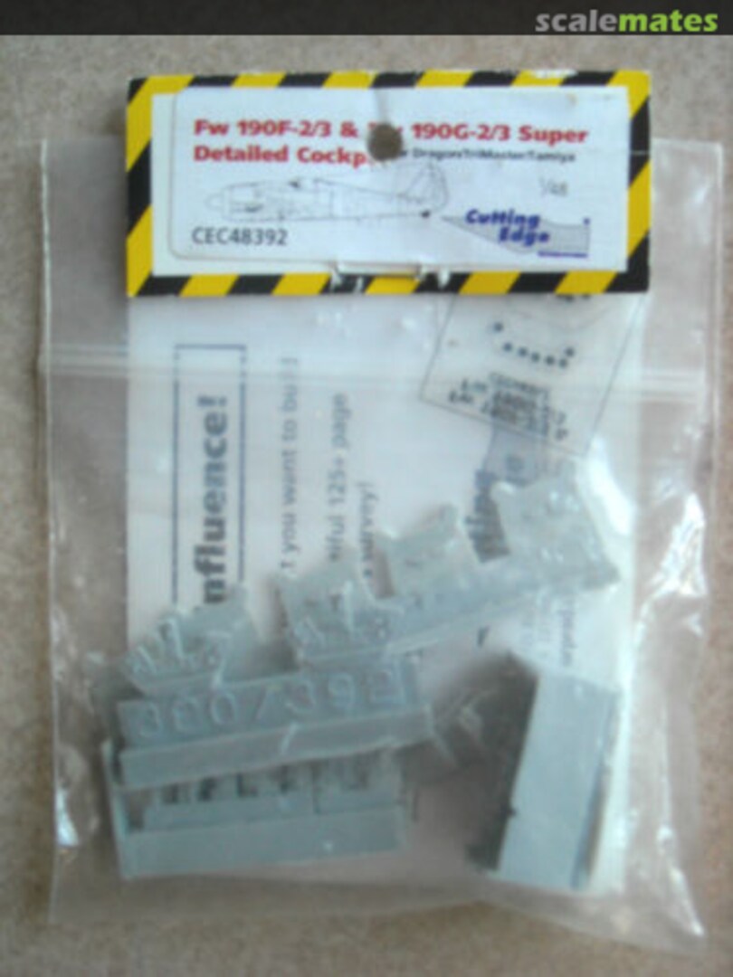 Boxart Fw.190F-2/3 and G-2/3 Super Detailed Cockpit CEC48392 Cutting Edge Modelworks