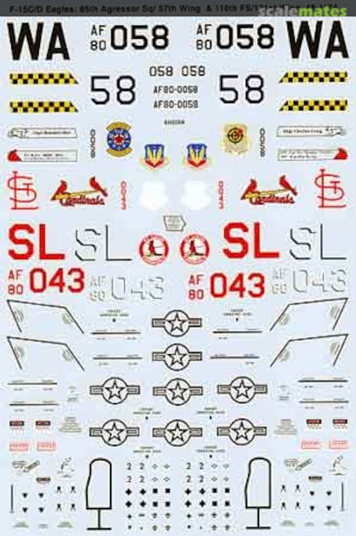 Boxart F-15C/D Eagles 48-1174 Microscale Boxart F-15C/D Eagles 48-1174 Microscale
