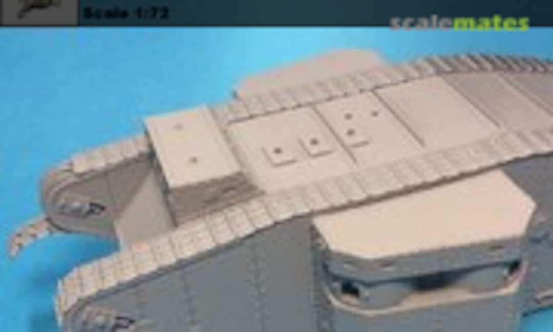 1:72 Tracks for the WWI tank Mk.I/Mk.II Male/Female (J.K. Resin JKT 72001) JKT 72001