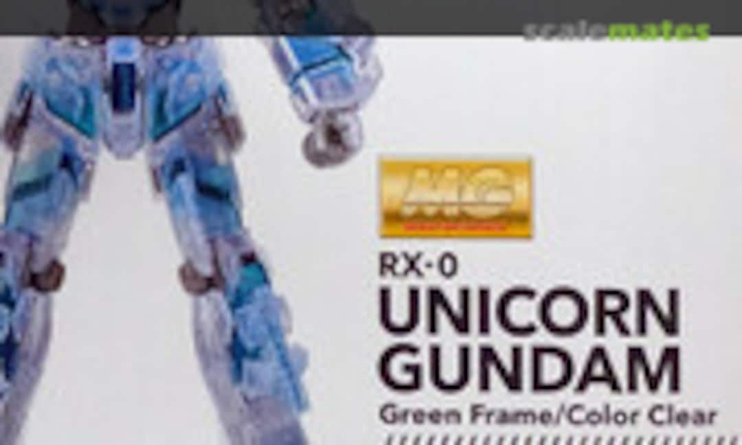 1:100 RX-0 Unicorn Gundam Green Frame/Color Clear (Bandai 0200631)