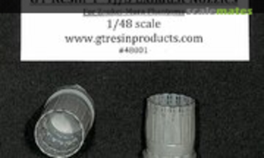 1:48 F-4J/S Phantom II Exhaust Nozzles (GT Resin 48001) 48001
