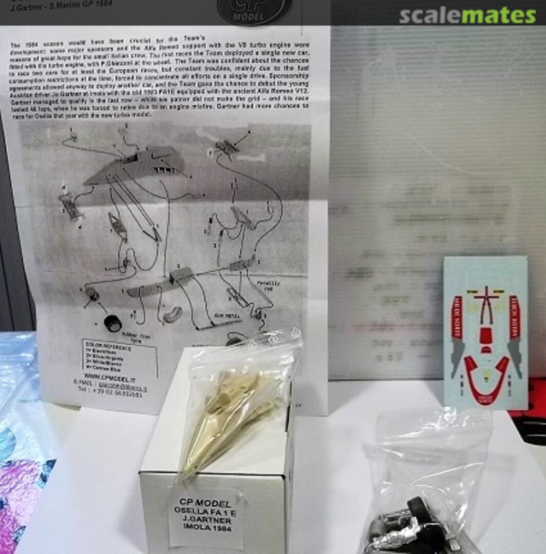 Boxart Osella-Alfa Romeo FA1E "Milde Sorte" CMP084 CP Model