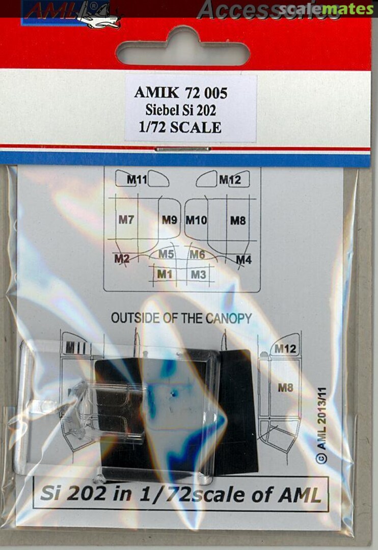 Boxart Siebel Si 202 Canopy + mask AMLK 72005 AML