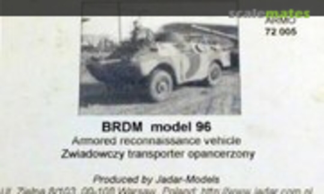 1:72 BRDM model 96 (Armo 72005)