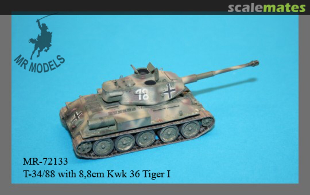 Boxart T-34/88 with 8,8cm Kwk Tiger I, MR Modellbau 72133 MR-72133 MR Modellbau Boxart T-34/88 with 8,8cm Kwk Tiger I, MR Modellbau 72133 MR-72133 MR Modellbau