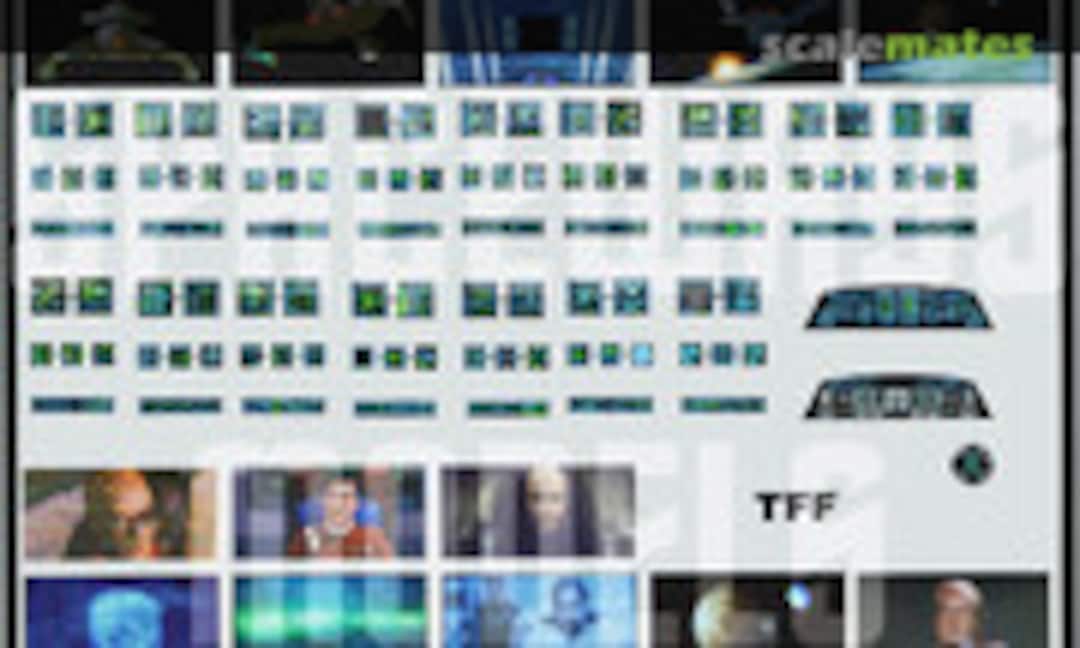 1:350 Transparencies for 1/350 Refit Enterprise-A Bridge (Spaceways Parts )