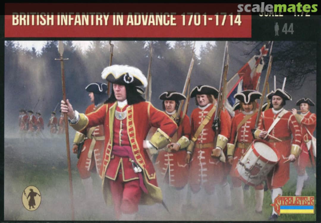 Boxart British Infantry in Advance 1701-1714 230 Strelets-R Boxart British Infantry in Advance 1701-1714 230 Strelets-R