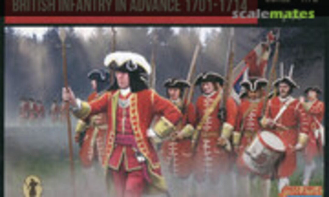 1:72 British Infantry in Advance 1701-1714 (Strelets-R 230) 230