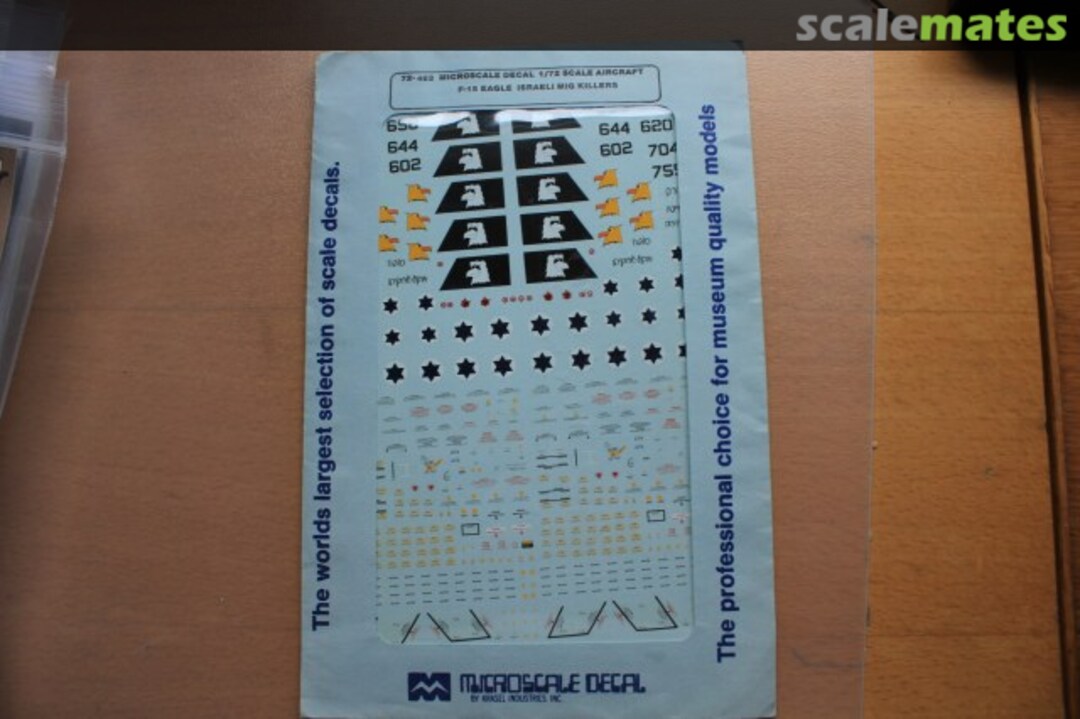 Boxart F-15 Eagle 72-483 Microscale Boxart F-15 Eagle 72-483 Microscale