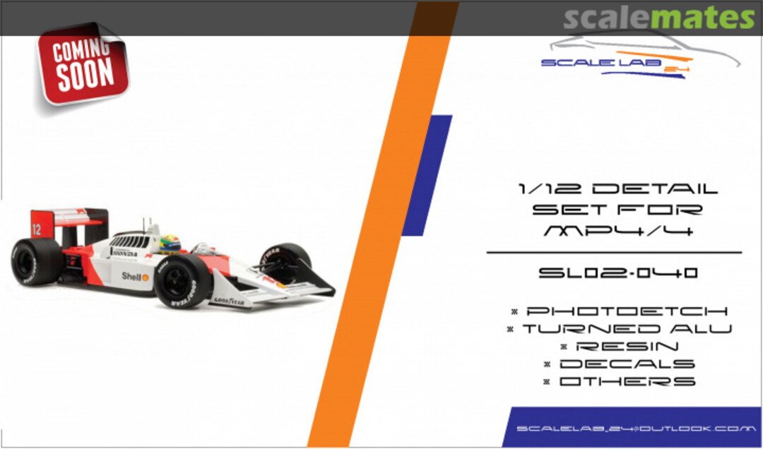 Boxart Detail set for McLaren MP4/4 SL02-040 ScaleLab_24