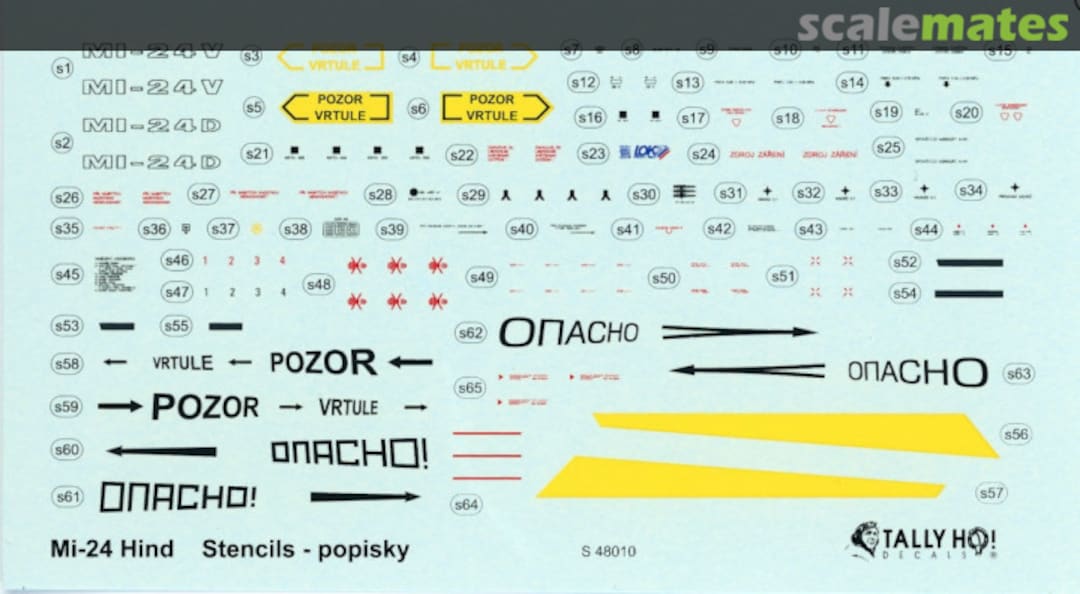 Boxart Mil Mi-24 Hind "D+V" Czech Variant S 48010 Tally Ho! (CZ) Boxart Mil Mi-24 Hind "D+V" Czech Variant S 48010 Tally Ho! (CZ)