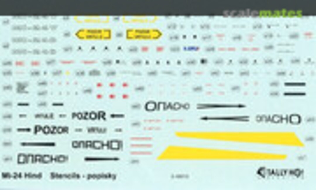 1:48 Mil Mi-24 Hind "D+V" Czech Variant (Tally Ho! (CZ) S 48010) S 48010