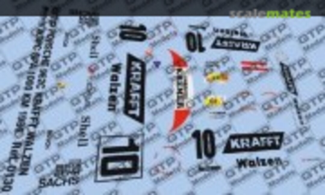 1:24 Porsche 962C - Krafft Walzen - WSPC Spa 1000km 1986 (GTP Decals 0130.24) 0130.24