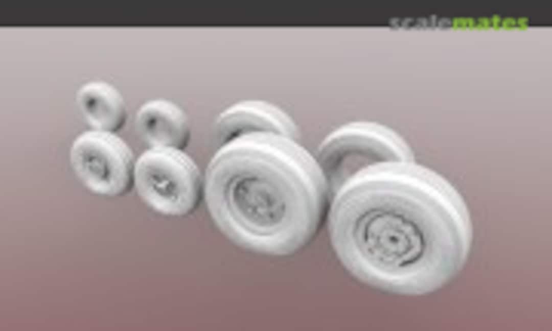 1:72 Wheels uh-60, sh-60, mh-60. 4 pcs (KatModel 688C-2512F_20240725220936) 688C-2512F_20240725220936