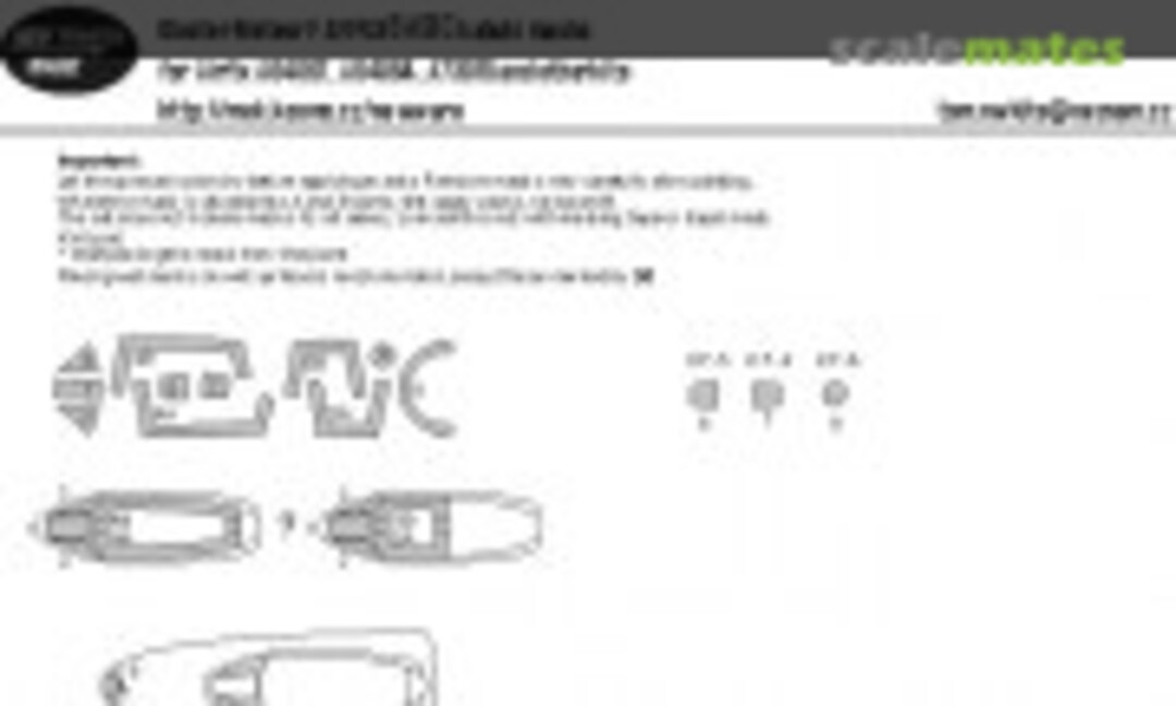 1:72 Meteor F.8/FR.9 BASIC kabuki masks (New Ware NWAM1251) NWAM1251