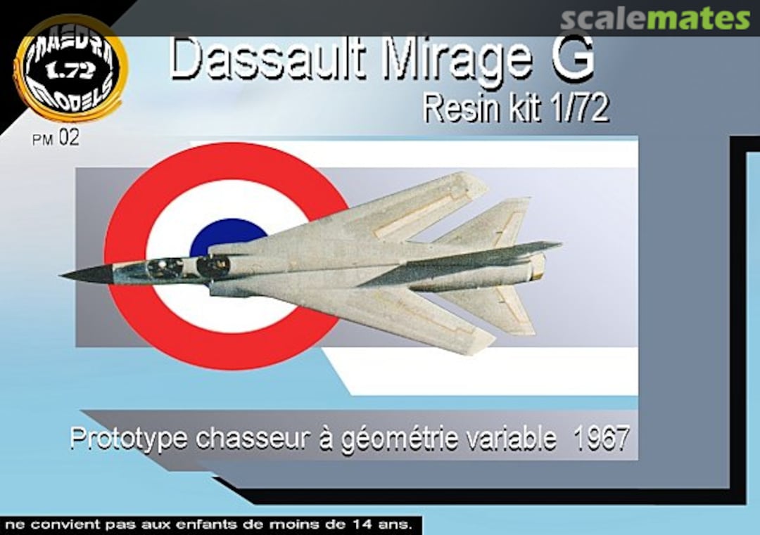 Boxart Dassault Mirage G PM02 Phaedra Models