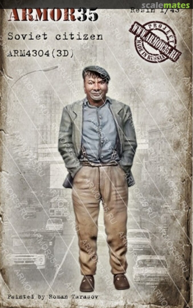 Boxart Soviet Citizen ARM4304(3D) Armor35 Boxart Soviet Citizen ARM4304(3D) Armor35