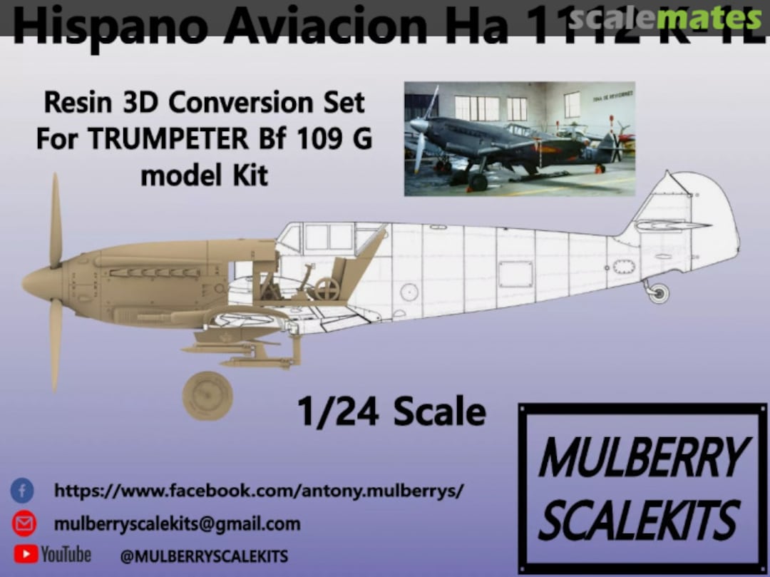 Boxart Hispano Aviacion Ha 1112 K-1L Mulberry Scalekits Boxart Hispano Aviacion Ha 1112 K-1L Mulberry Scalekits