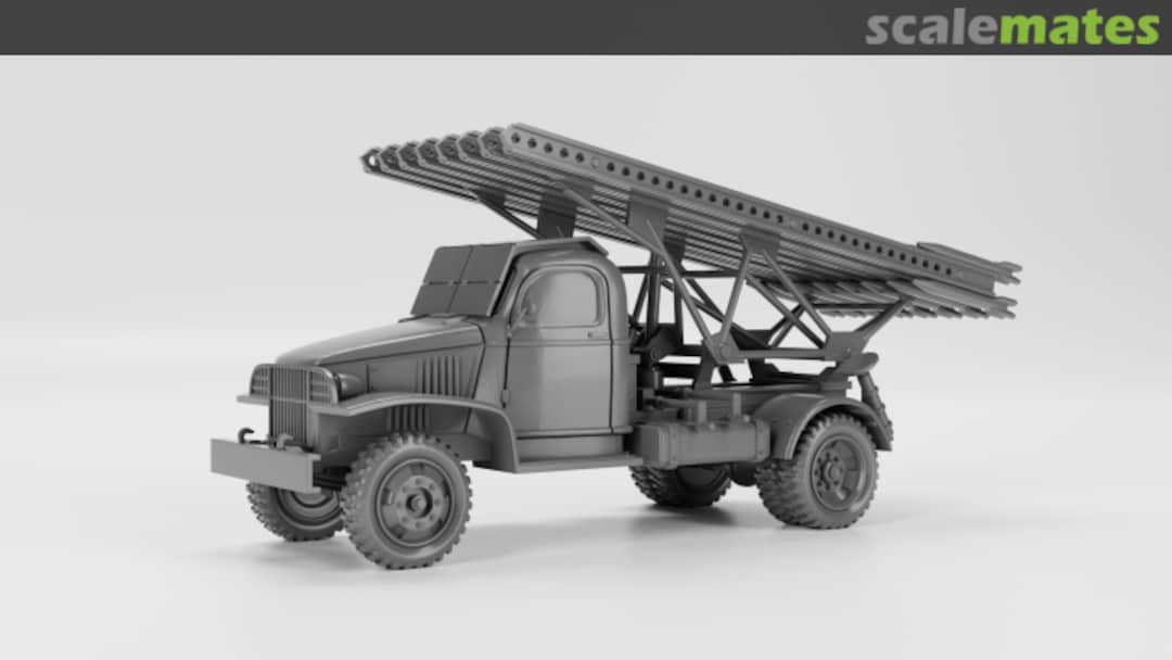 Boxart BM-13N Katyusha launcher on a Chevrolet G7107 chassis 72011699 EMP3d Boxart BM-13N Katyusha launcher on a Chevrolet G7107 chassis 72011699 EMP3d